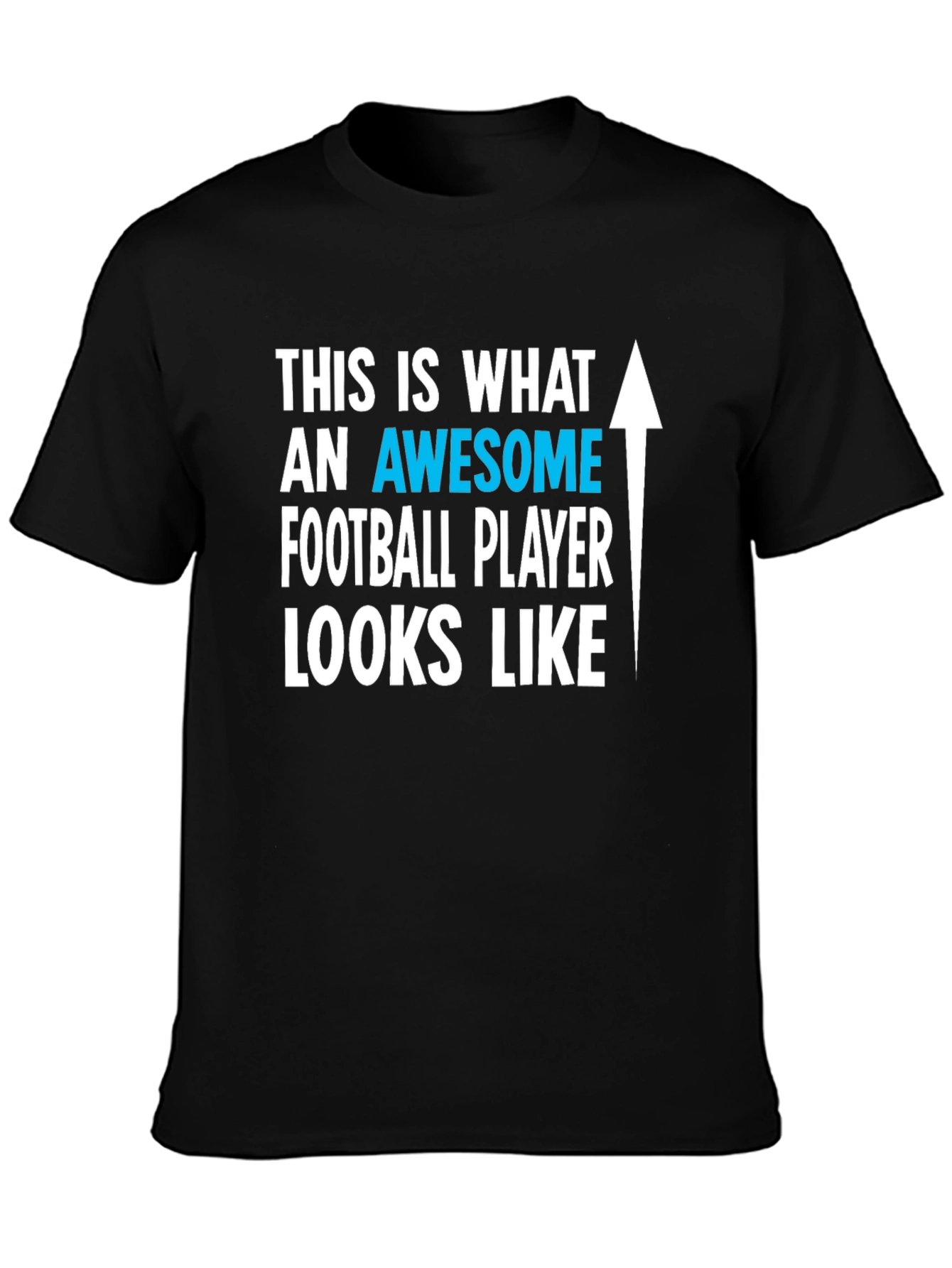 Awesome Football Player Graphic T-Shirt