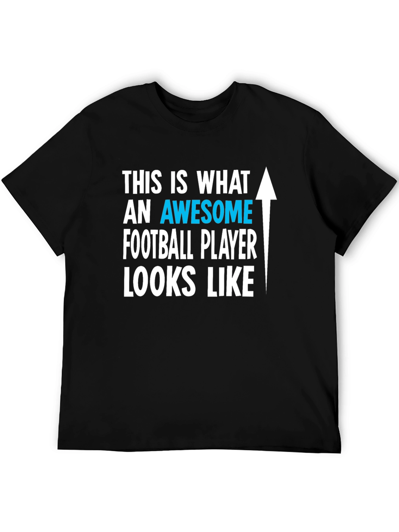 Awesome Football Player Graphic T-Shirt