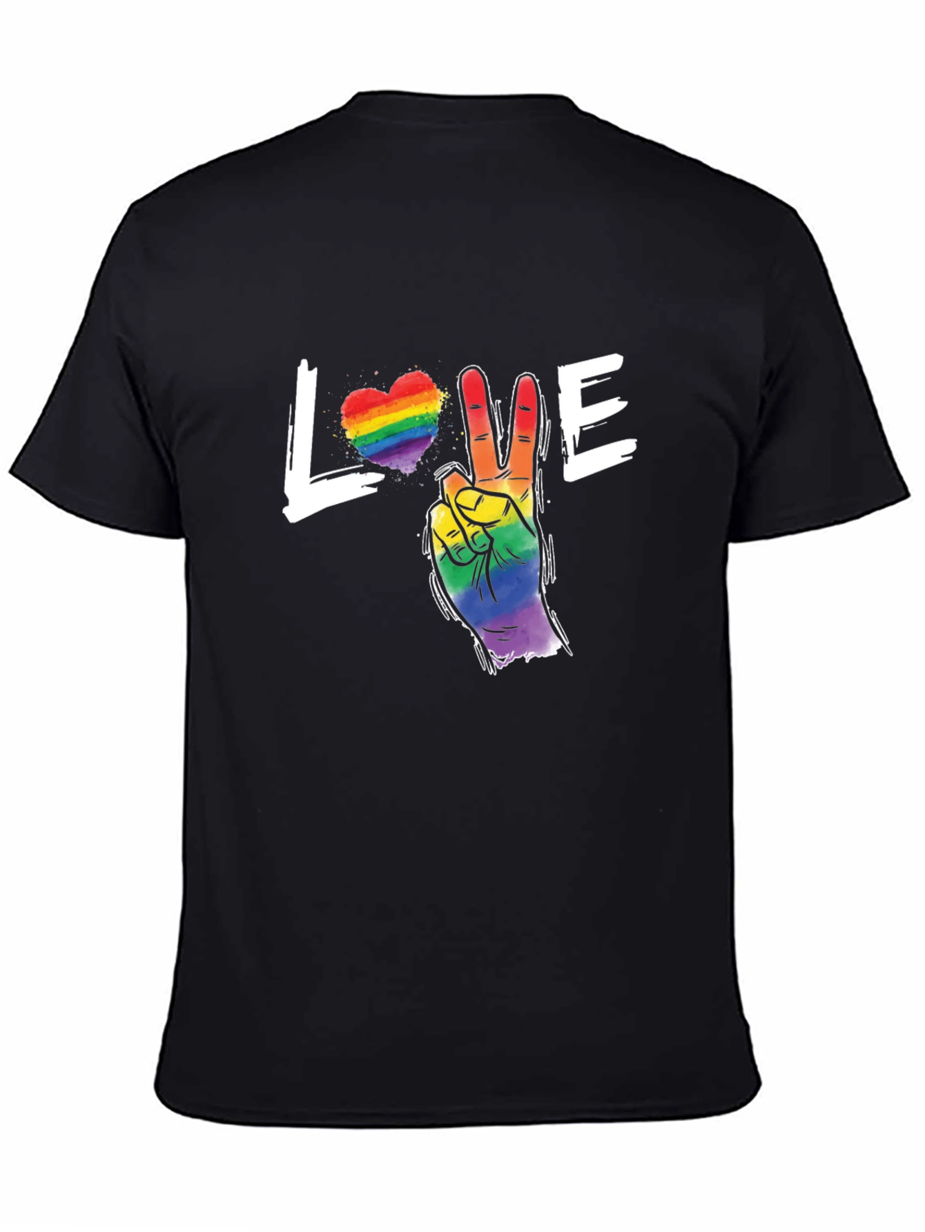 Love & Peace LGBTQ Pride T-Shirt