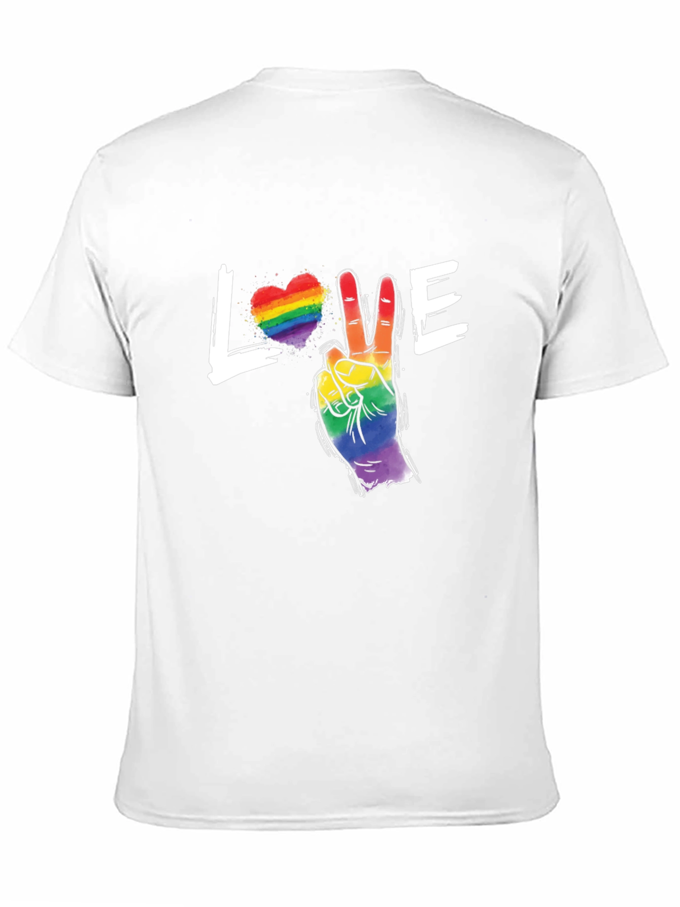 Love & Peace LGBTQ Pride T-Shirt