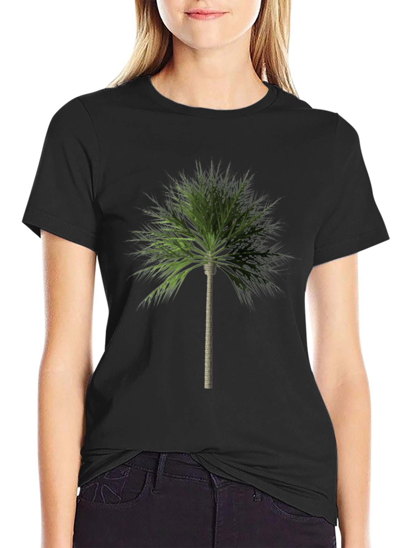 Palm Tree Graphic Tee - Relaxed Fit Cotton Shirt