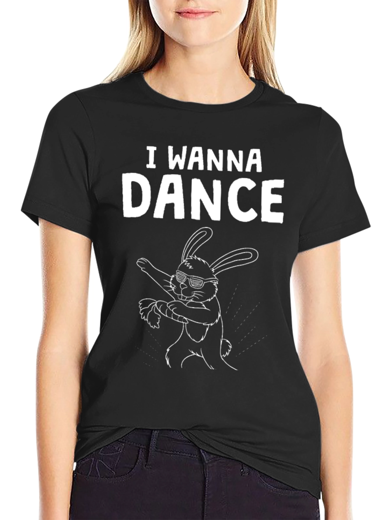 I Wanna Dance Bunny T-Shirt