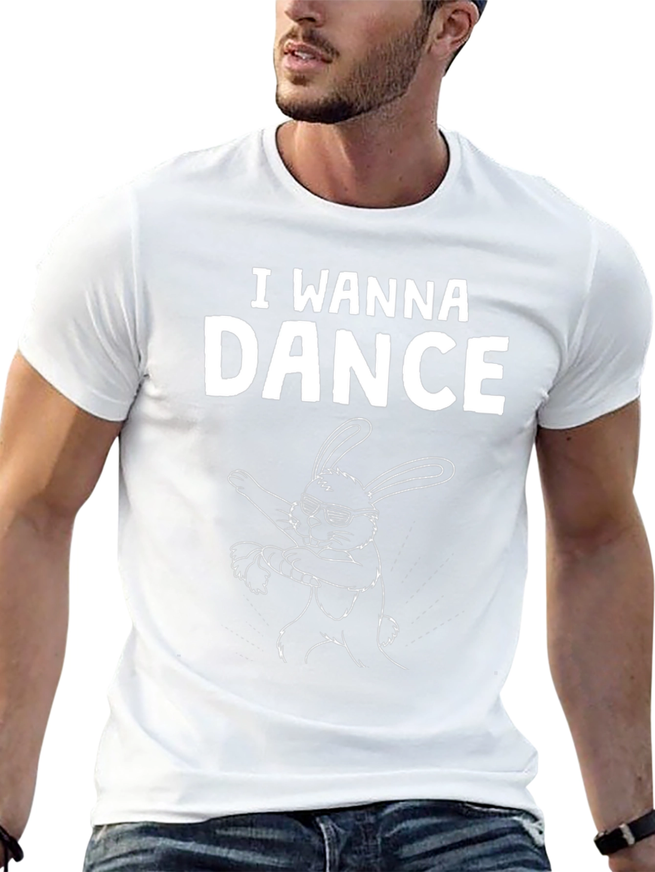 I Wanna Dance Bunny T-Shirt