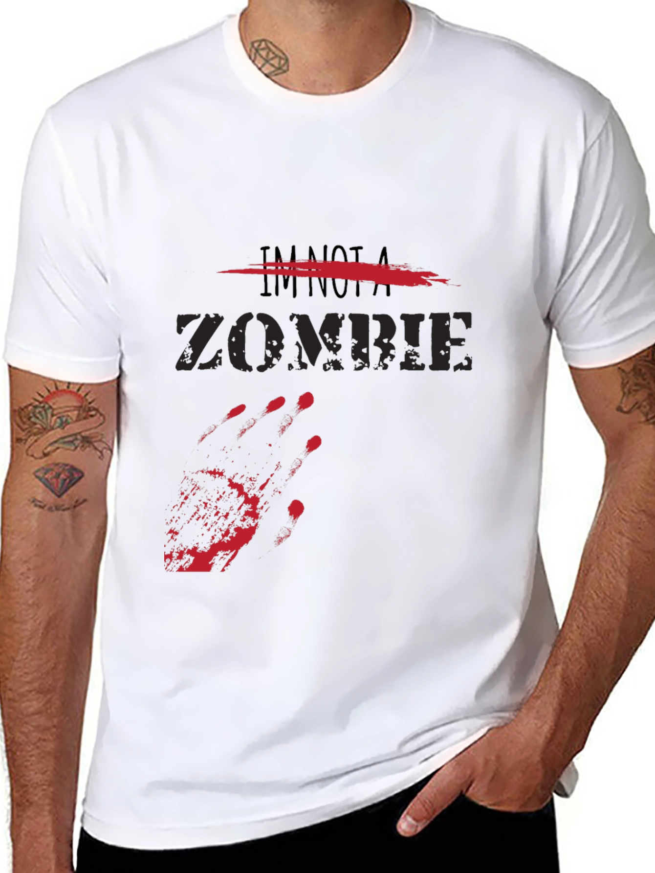 Im Not a Zombie Graphic T-Shirt