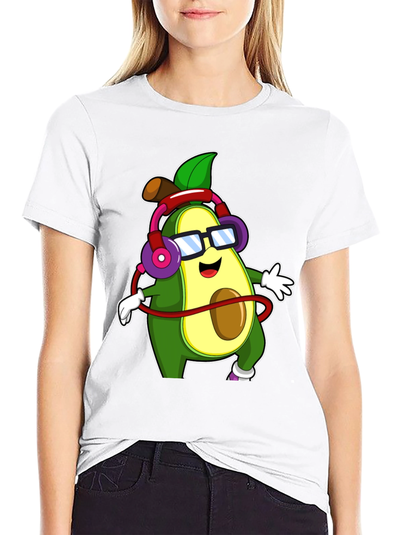 Avocado DJ Graphic T-Shirt