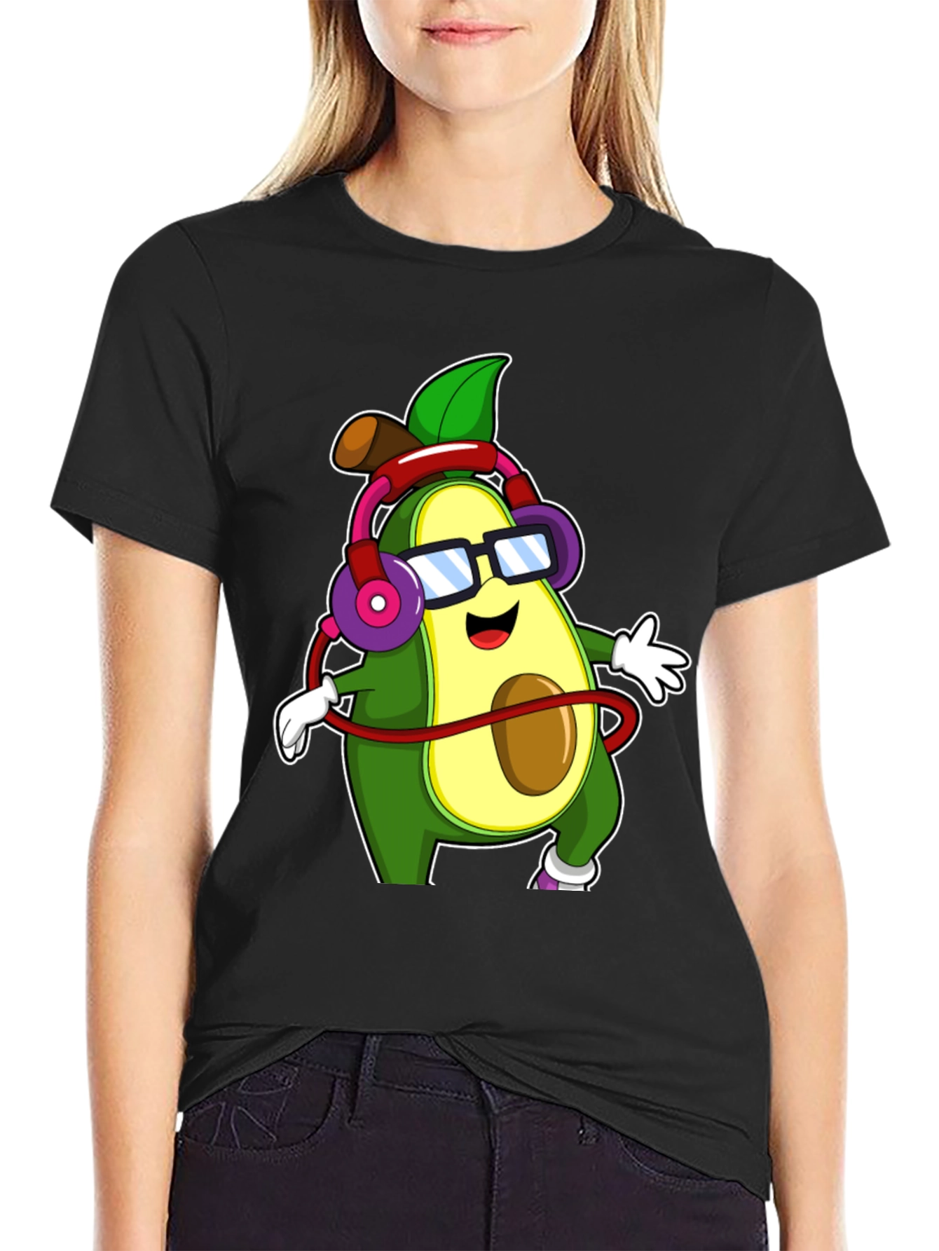 Avocado DJ Graphic T-Shirt