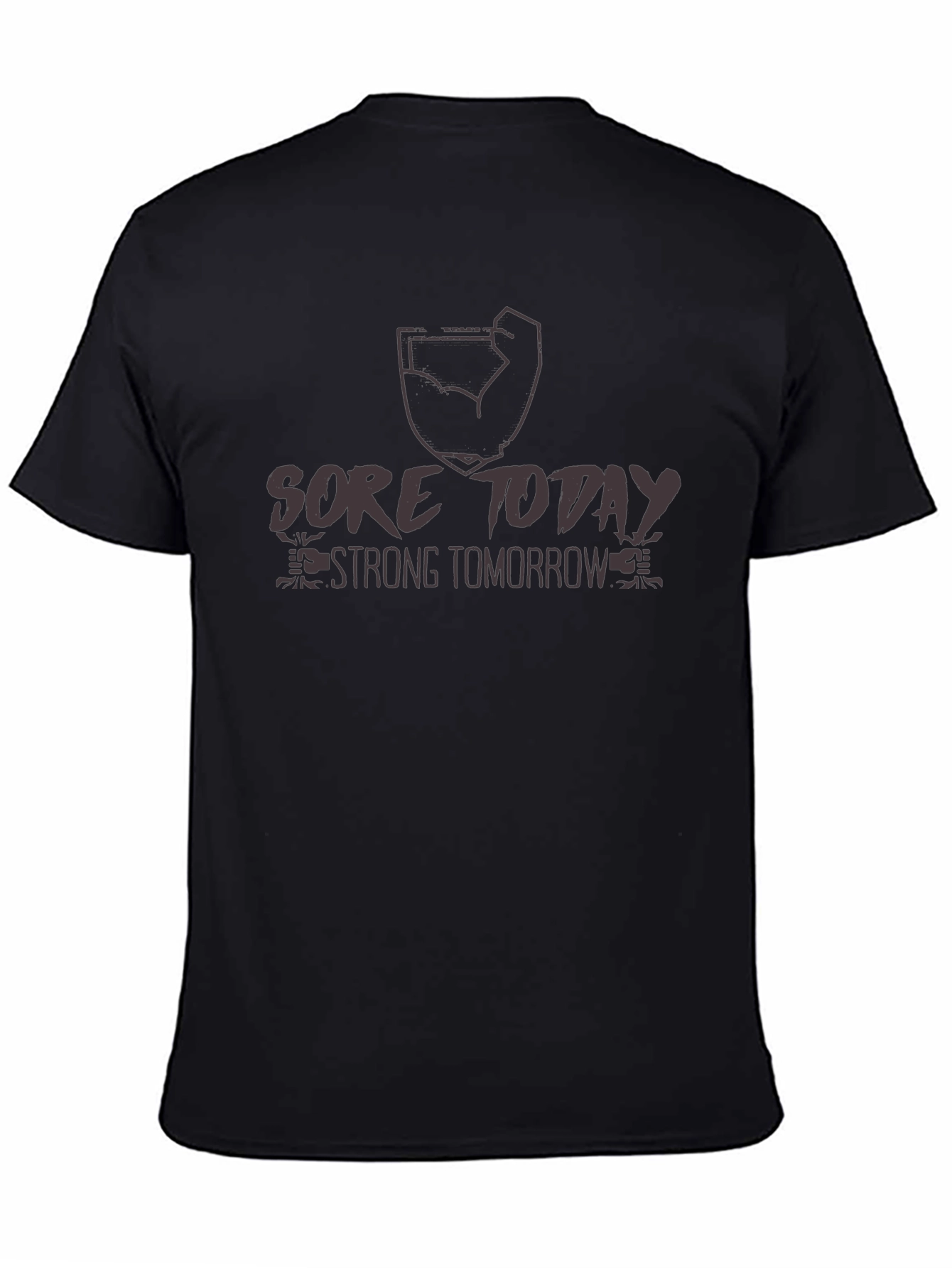 Sore Today Strong Tomorrow Black Graphic Tee