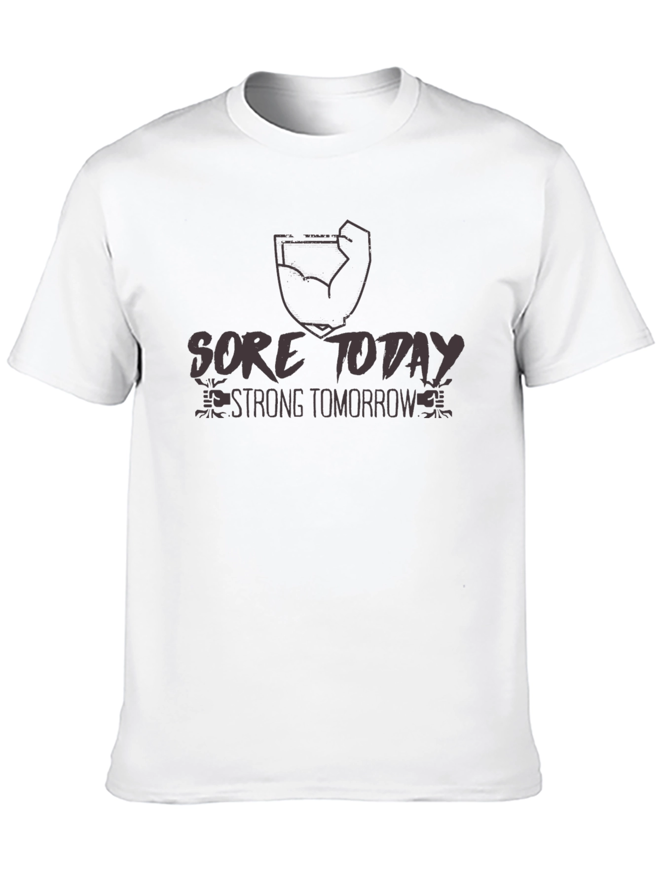 Sore Today Strong Tomorrow Black Graphic Tee