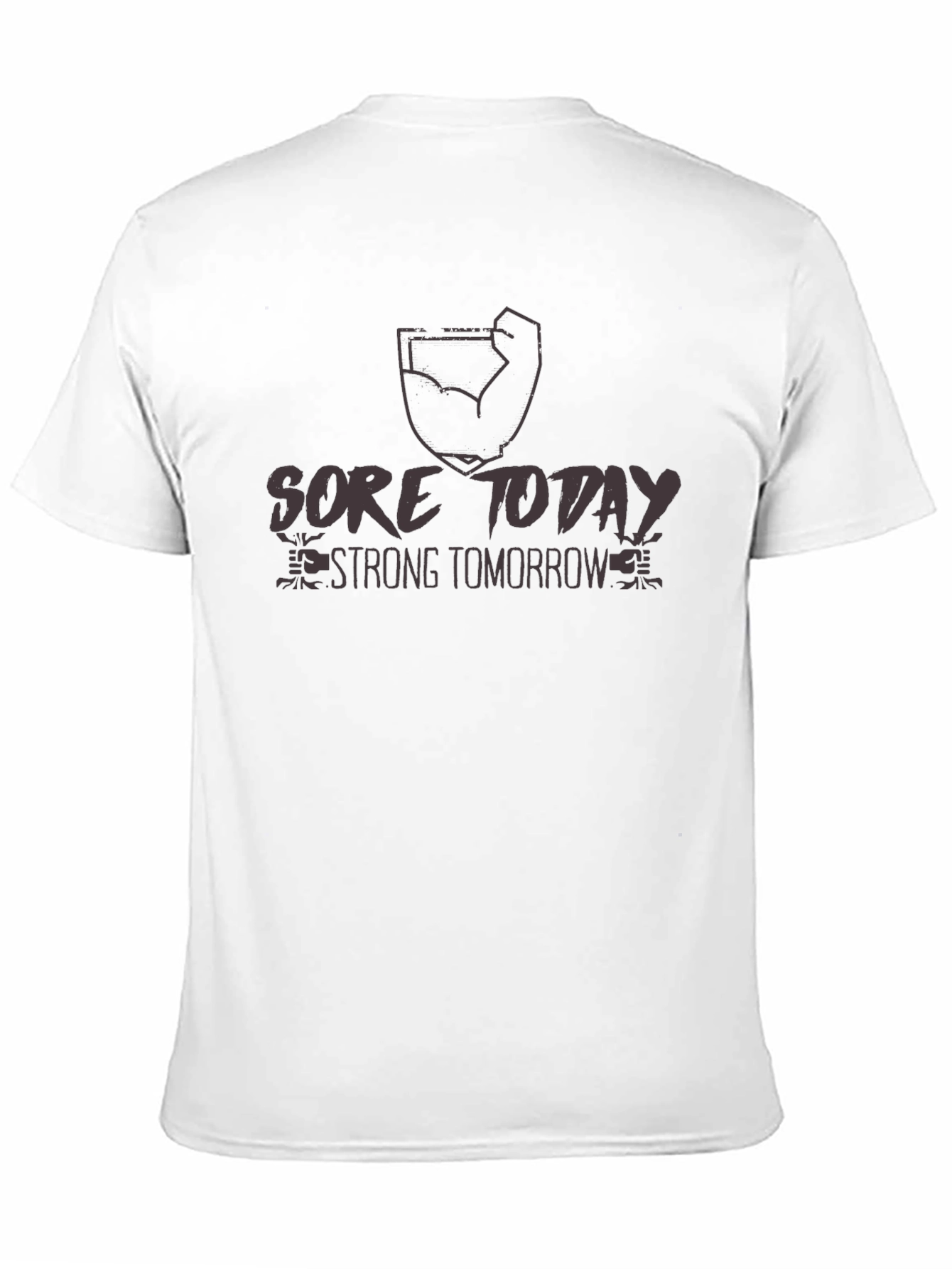 Sore Today Strong Tomorrow Black Graphic Tee