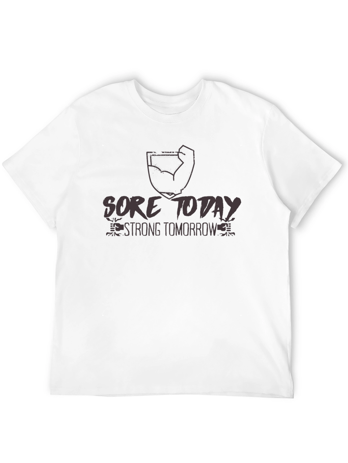 Sore Today Strong Tomorrow Black Graphic Tee
