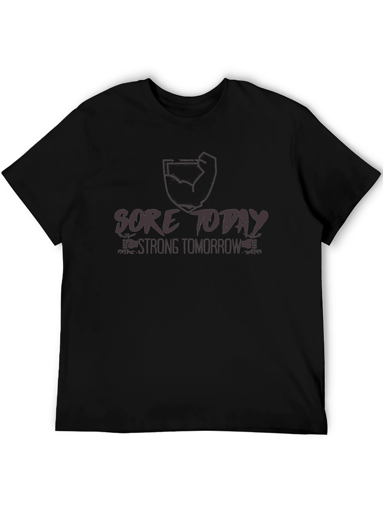 Sore Today Strong Tomorrow Black Graphic Tee