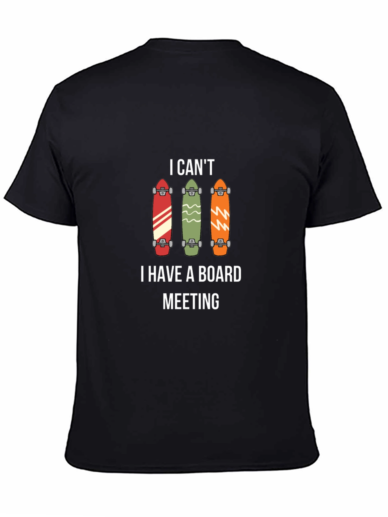 Skateboard Board Meeting Graphic Tee - Cool Casual T-Shirt