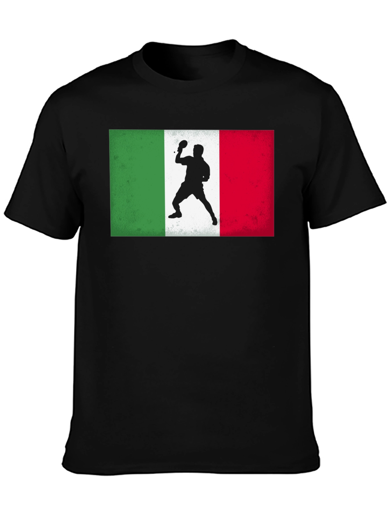 Italy Table Tennis Flag T-Shirt