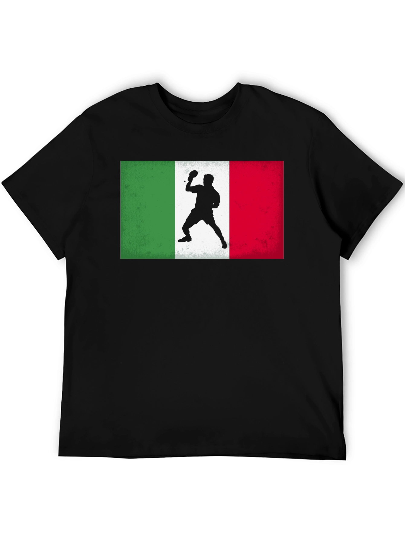 Italy Table Tennis Flag T-Shirt