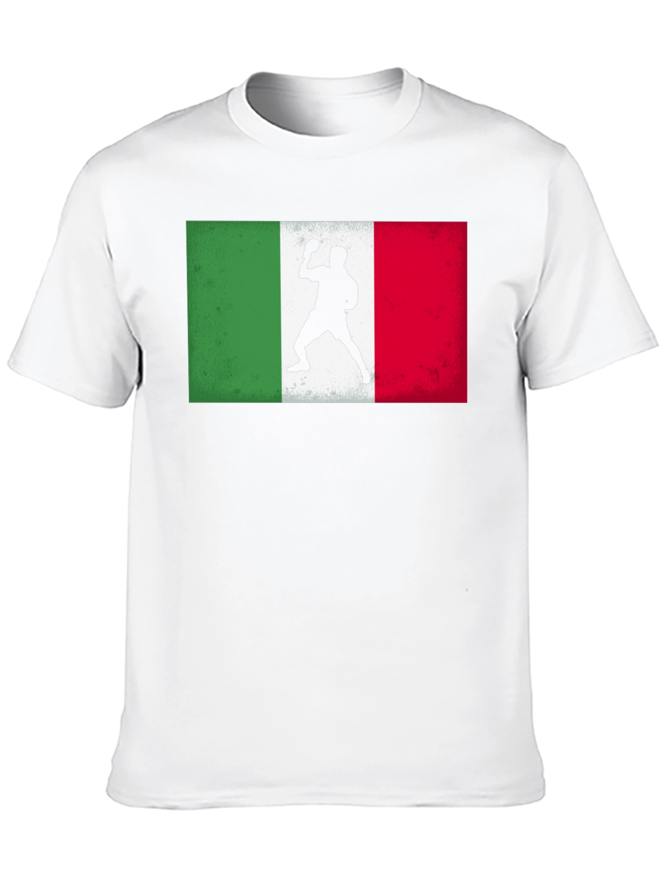 Italy Table Tennis Flag T-Shirt