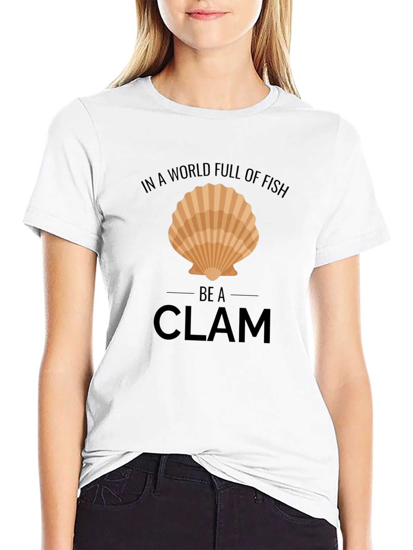 Be a Clam T-Shirt - Funny Graphic Tee