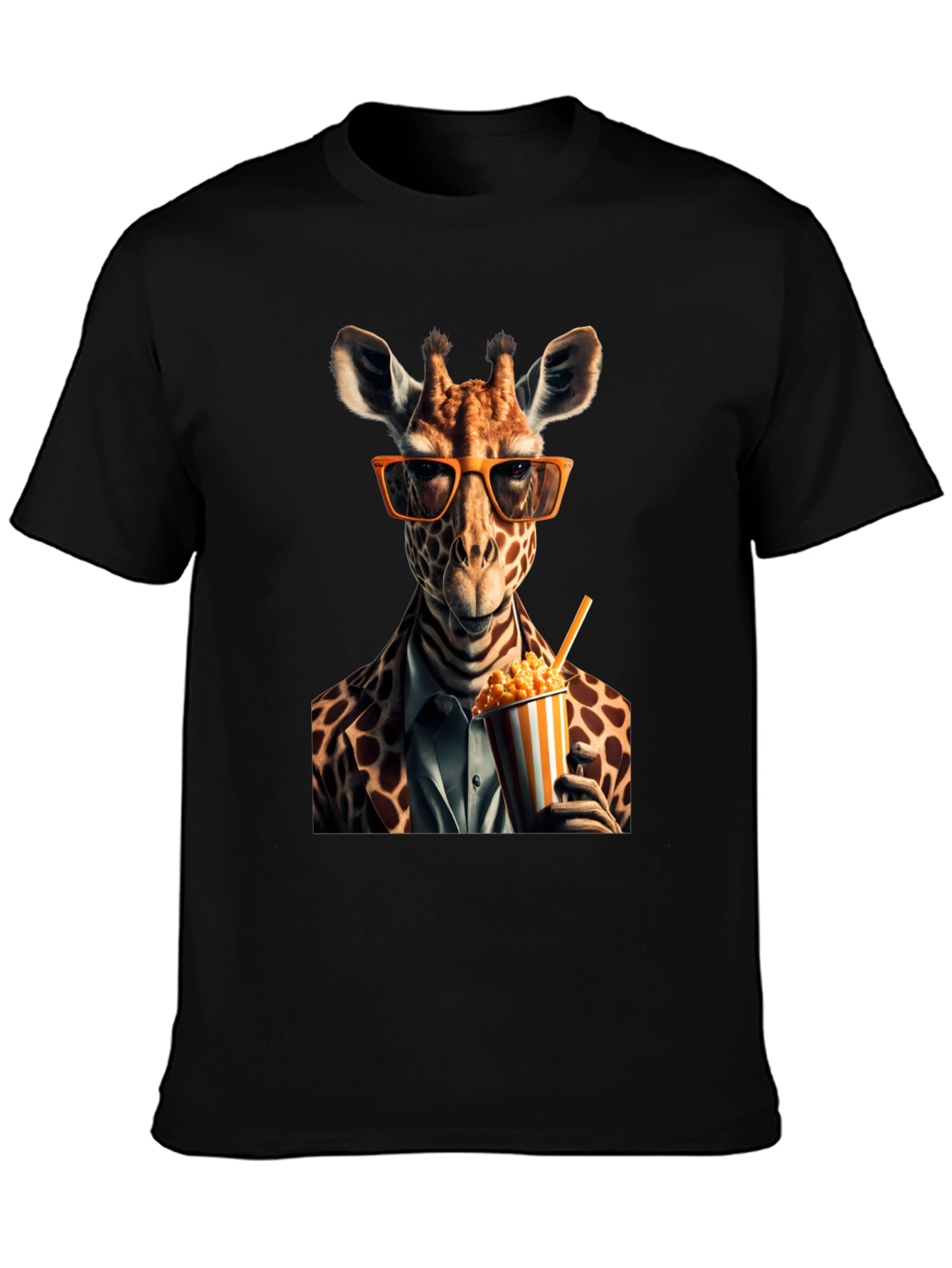 Giraffe in Suit T-Shirt