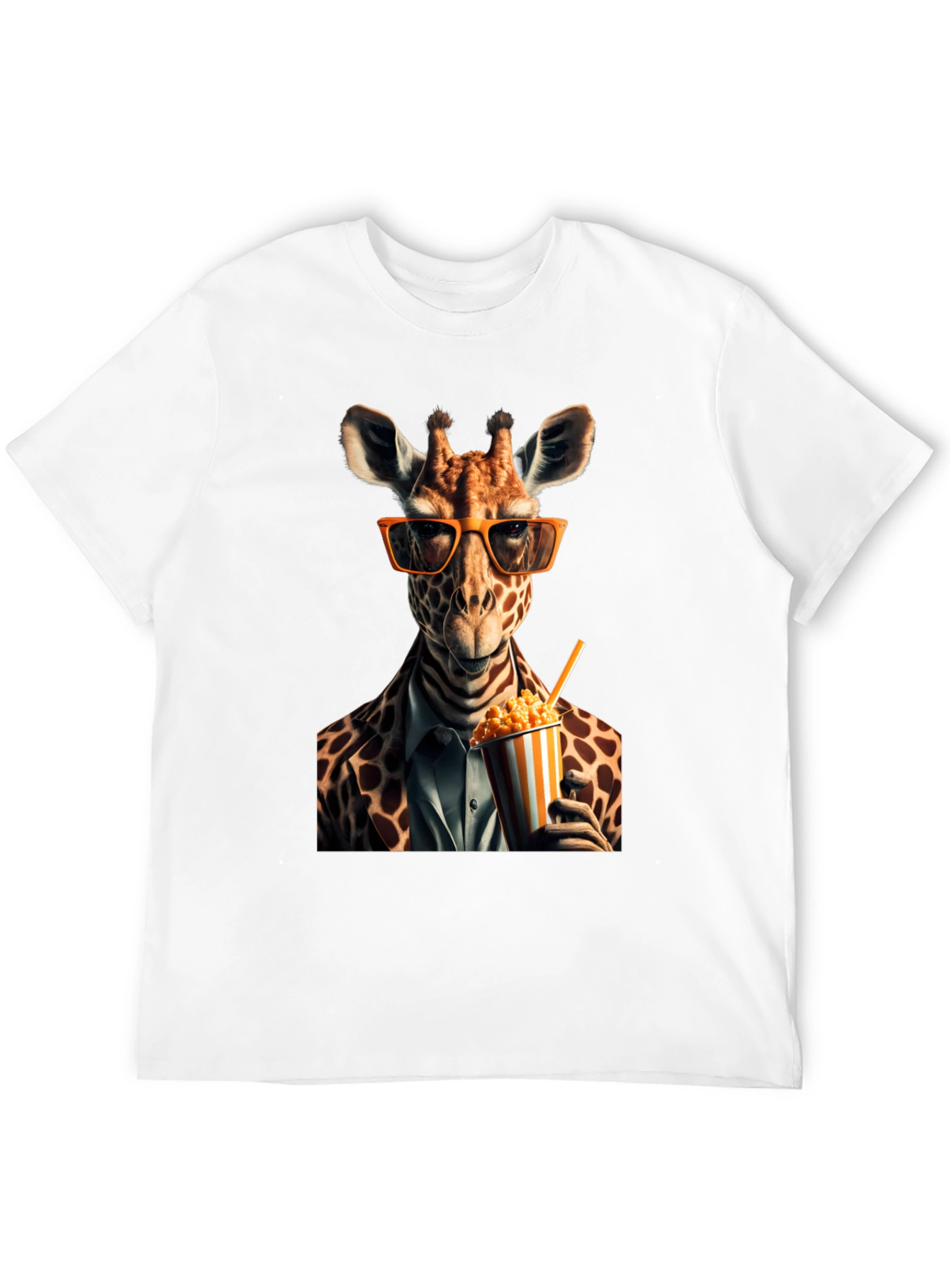 Giraffe in Suit T-Shirt