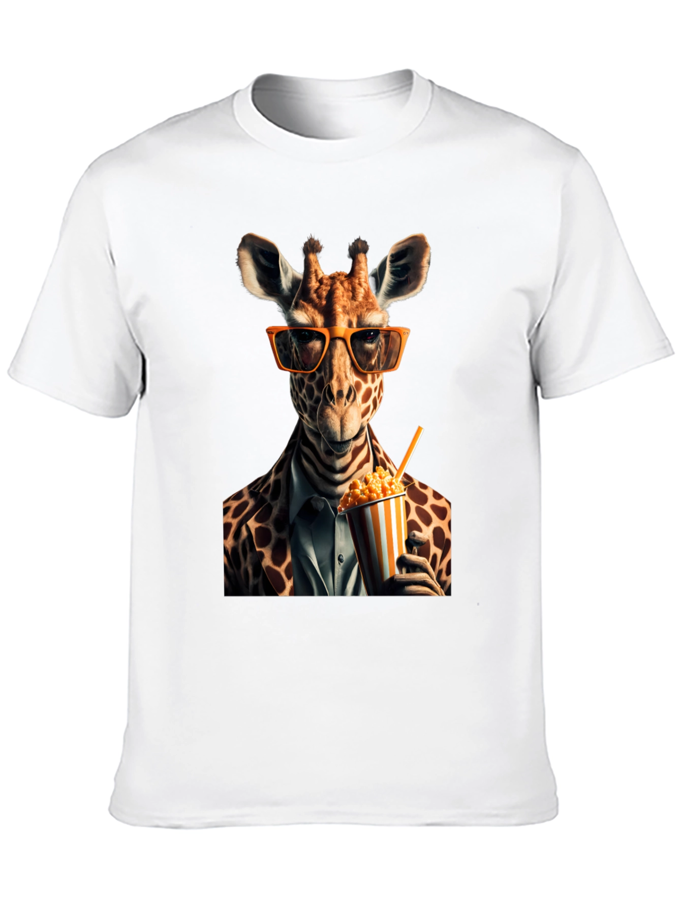 Giraffe in Suit T-Shirt
