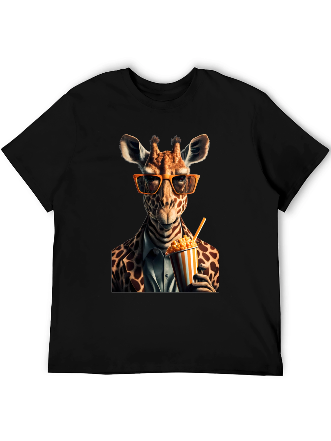 Giraffe in Suit T-Shirt
