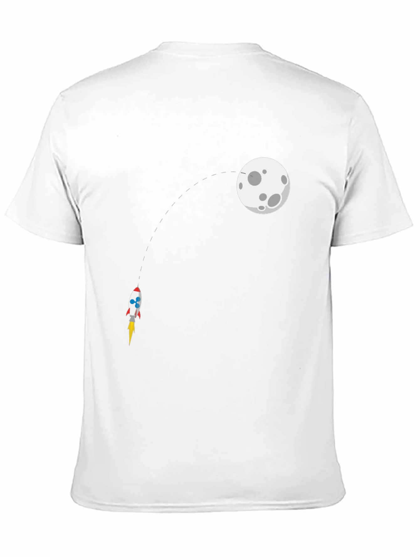 Rocket to the Moon Graphic Tee - Black