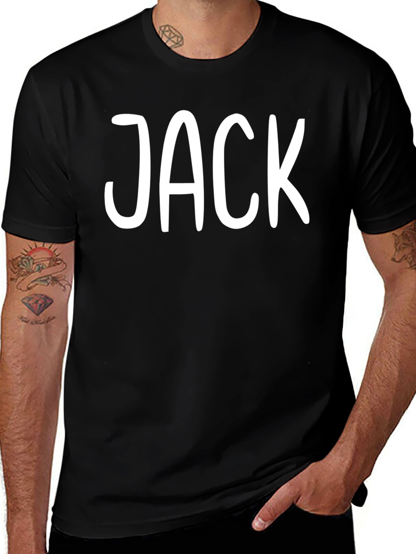 JACK - Custom Name T-Shirt - Personalized Text