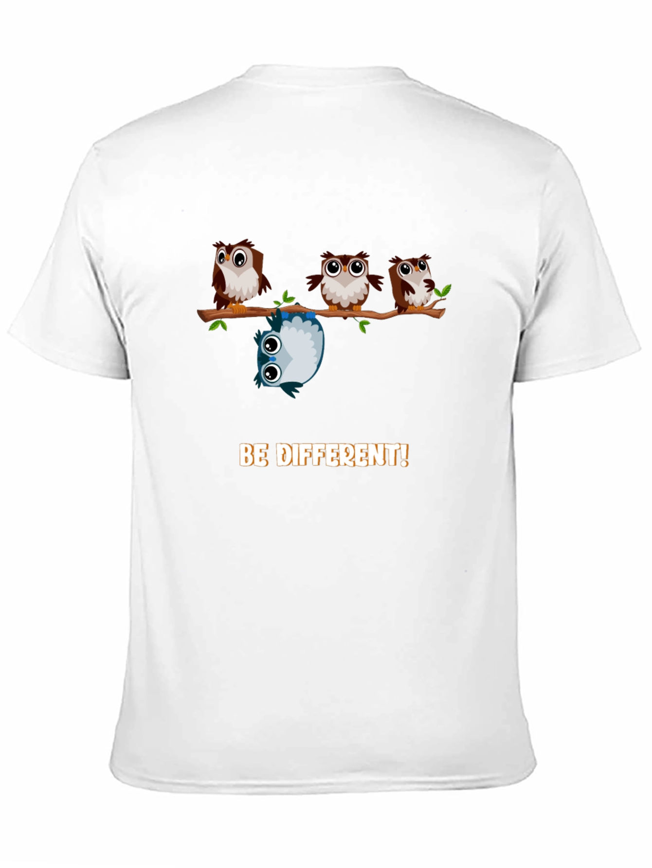Be Different Owl Graphic T-Shirt