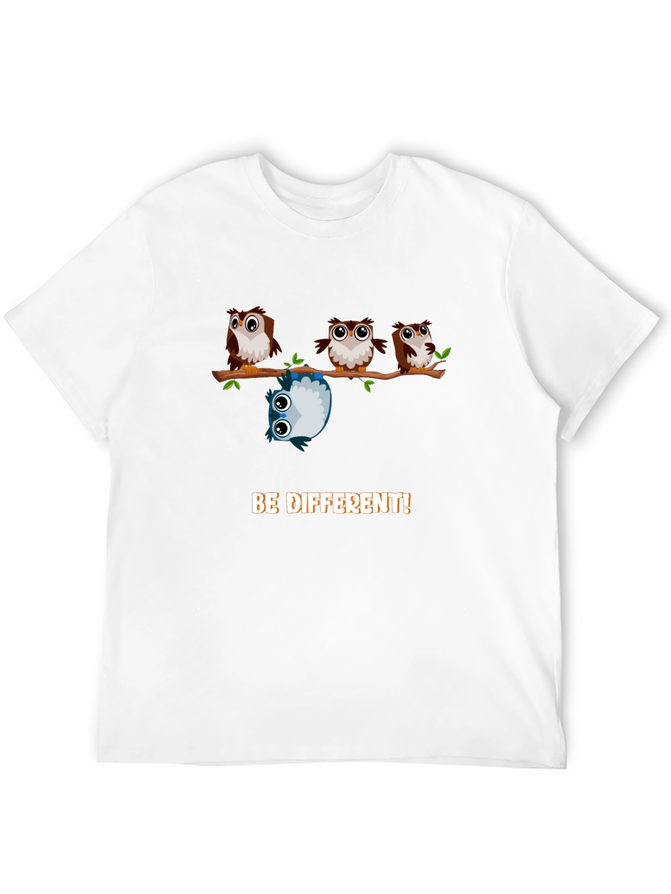Be Different Owl Graphic T-Shirt