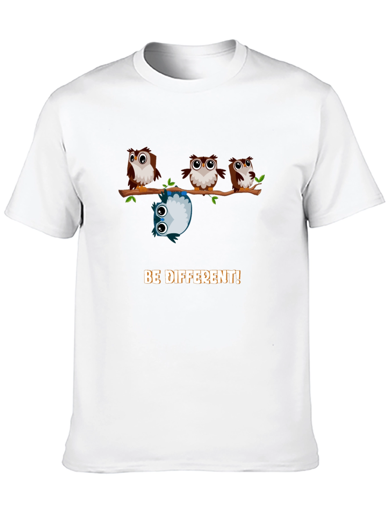 Be Different Owl Graphic T-Shirt