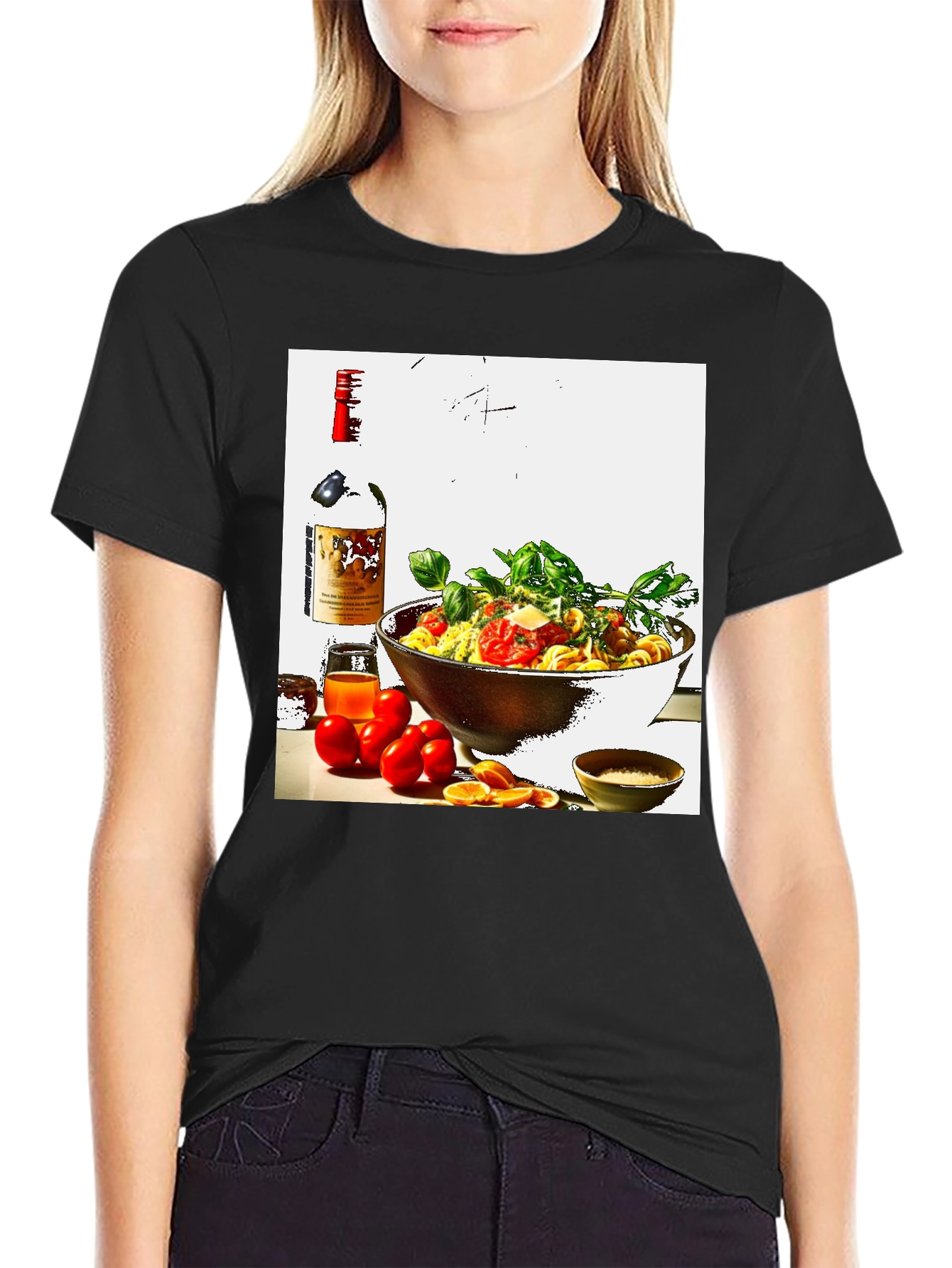 Pasta Art Graphic Tee