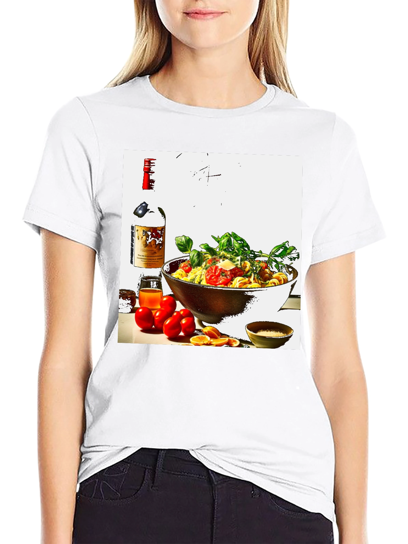 Pasta Art Graphic Tee