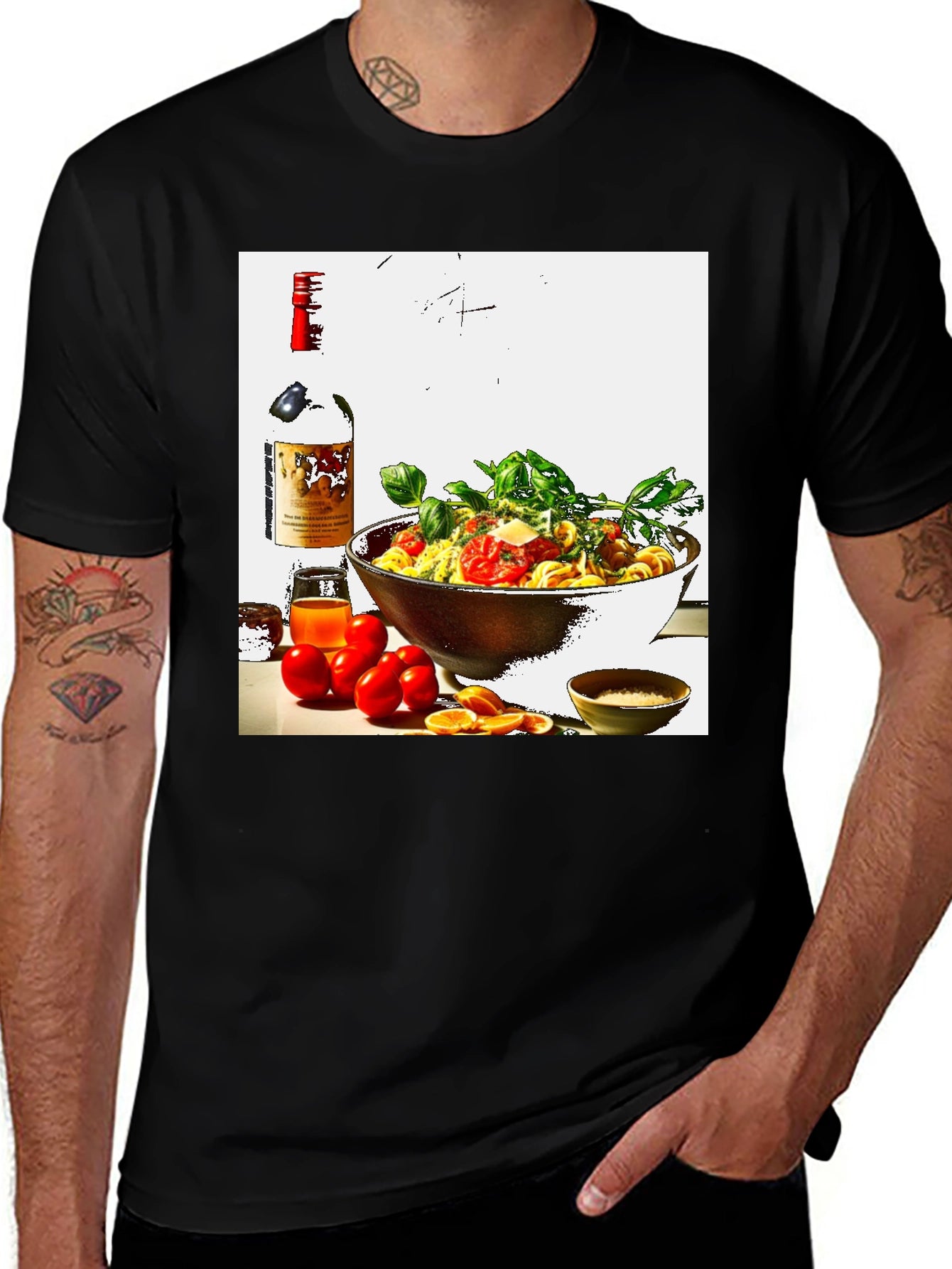 Pasta Art Graphic Tee