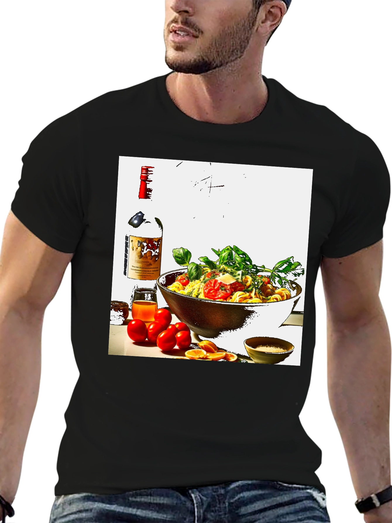 Pasta Art Graphic Tee