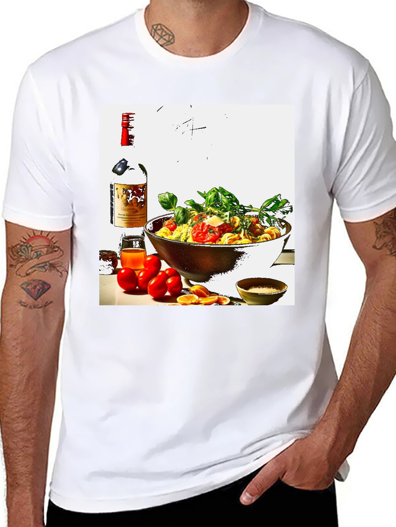 Pasta Art Graphic Tee