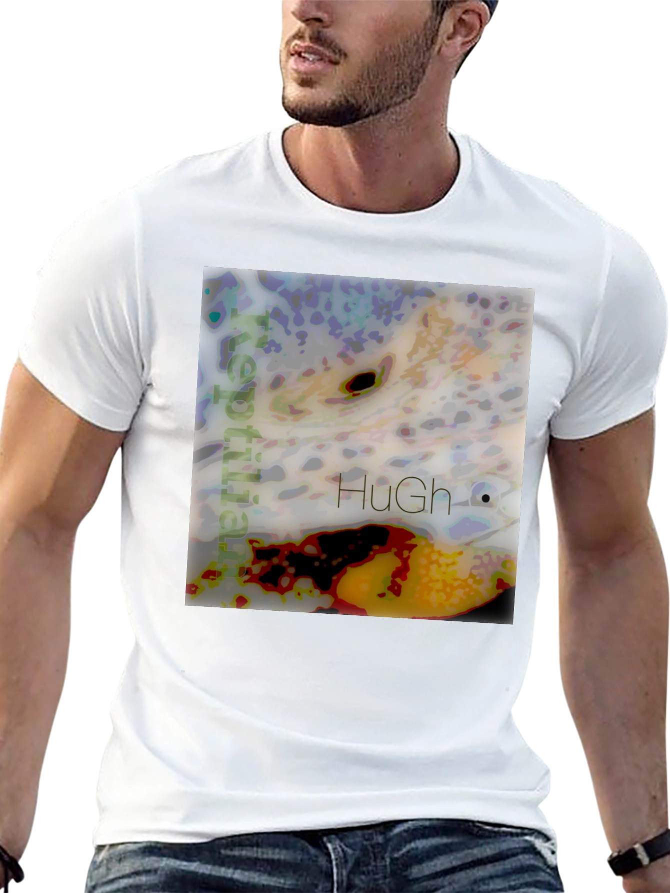 Abstract Graphic Tee - Unique Design Soft Cotton Blend