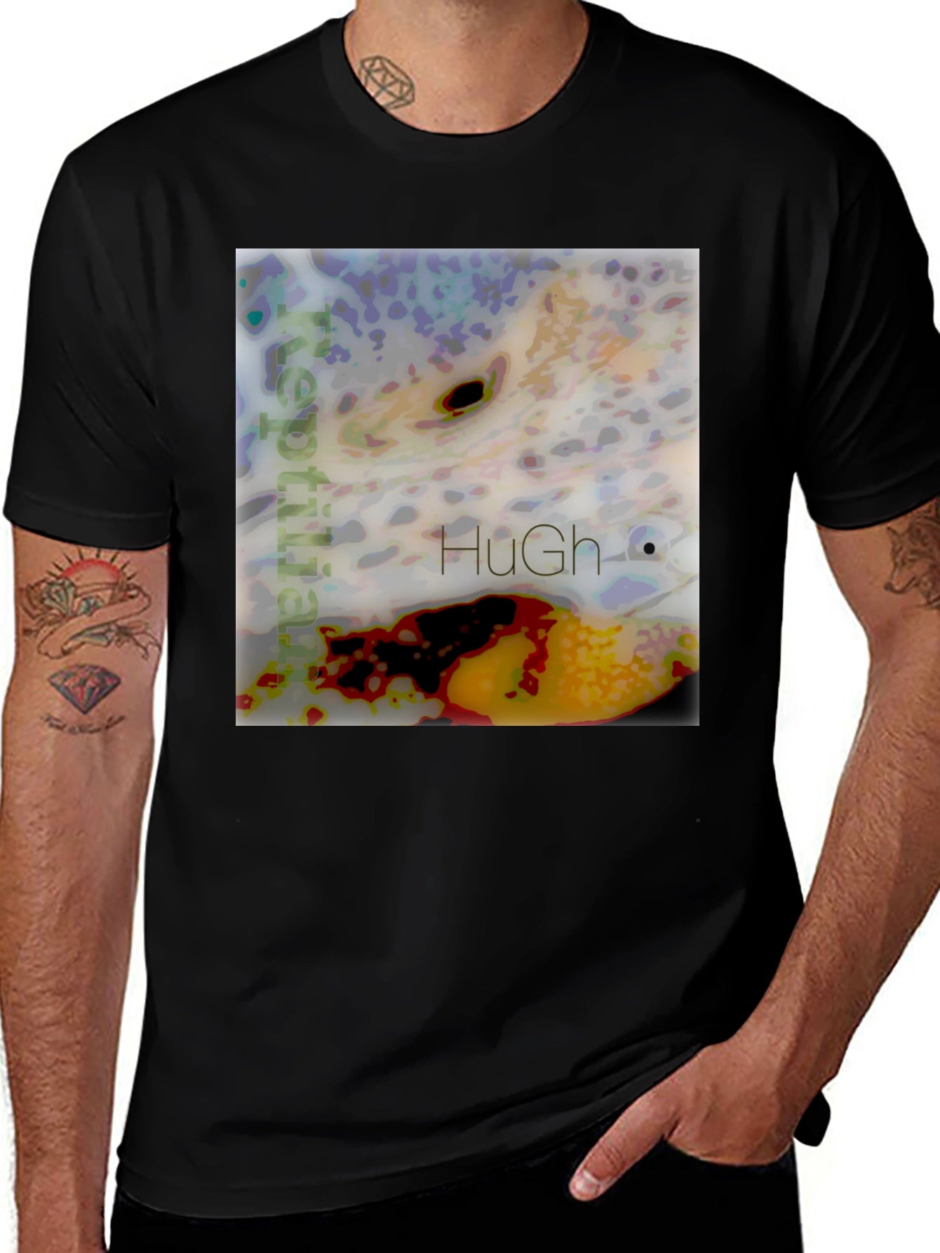 Abstract Graphic Tee - Unique Design Soft Cotton Blend