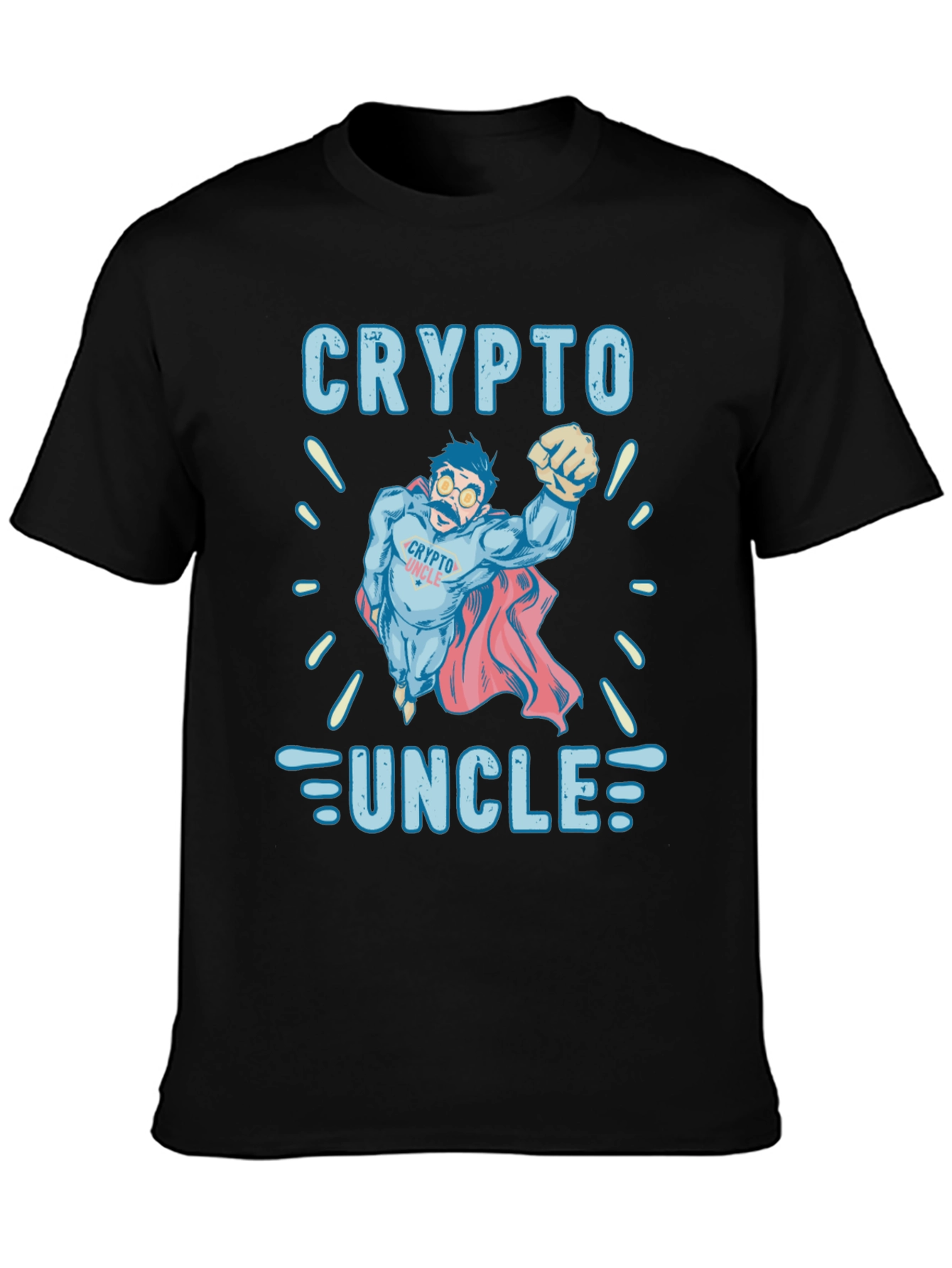 Crypto Uncle T-Shirt - Funny Cryptocurrency Tee