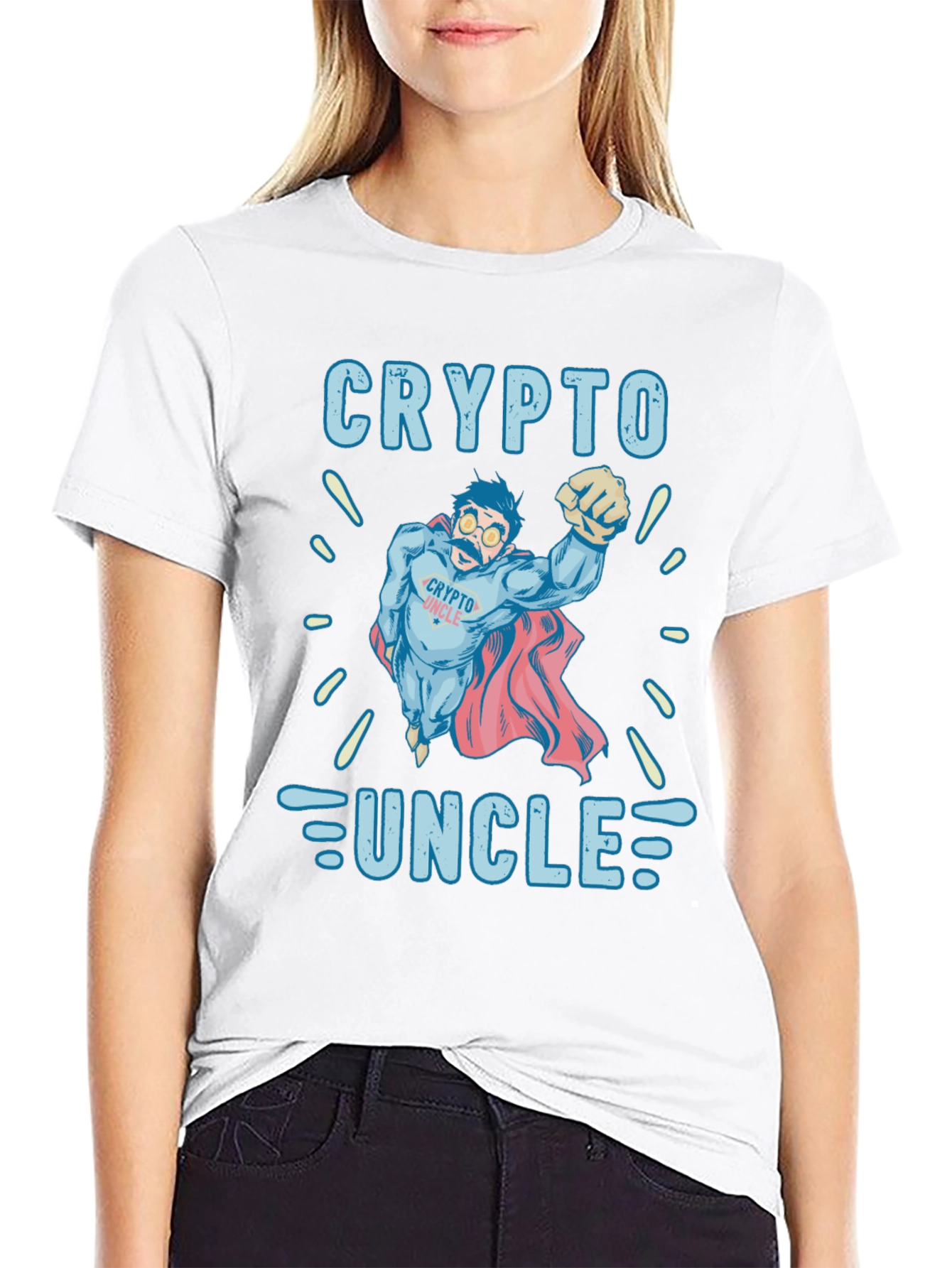 Crypto Uncle T-Shirt - Funny Cryptocurrency Tee