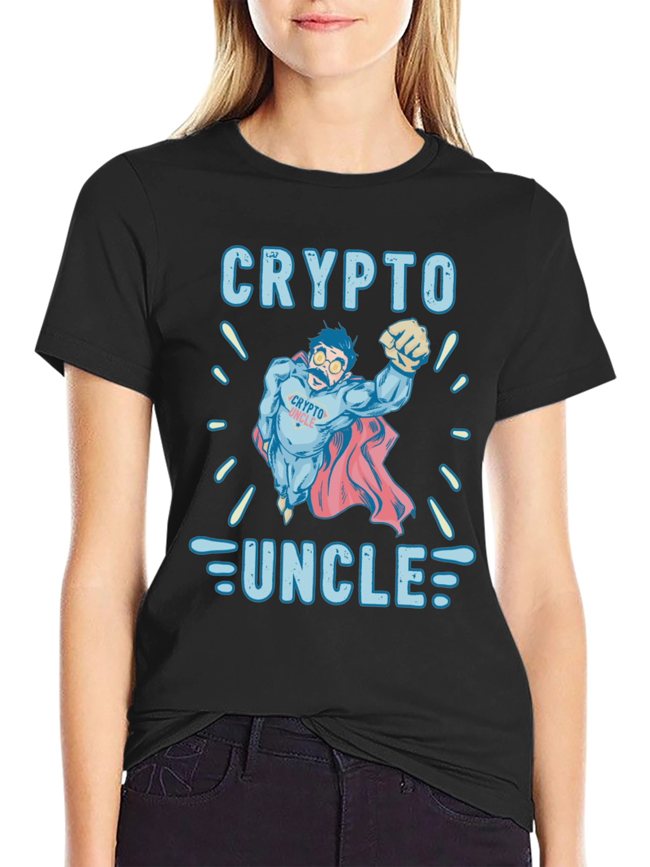 Crypto Uncle T-Shirt - Funny Cryptocurrency Tee