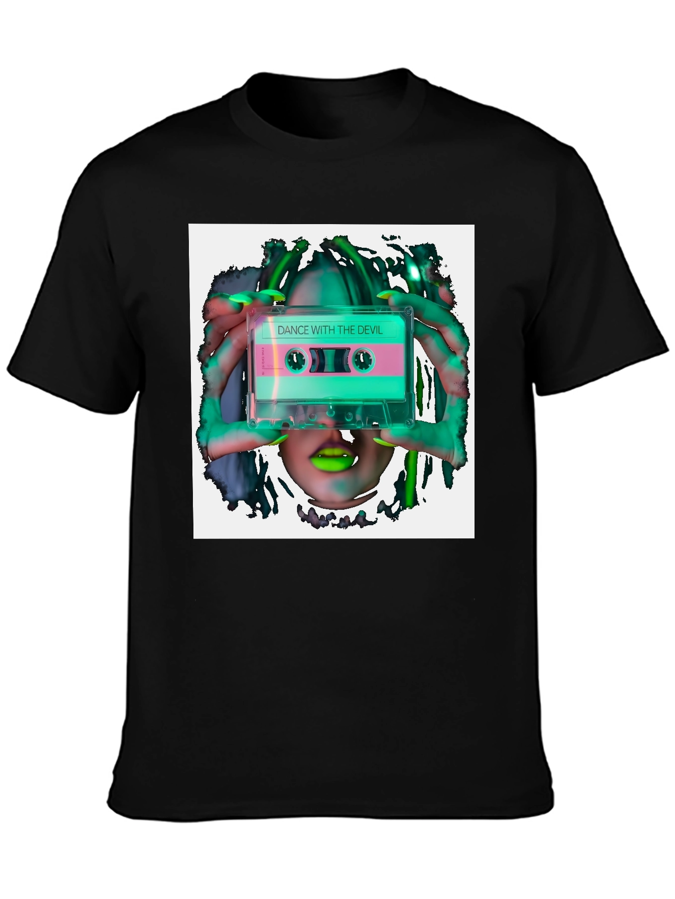Dance With The Devil Cassette Graphic Tee