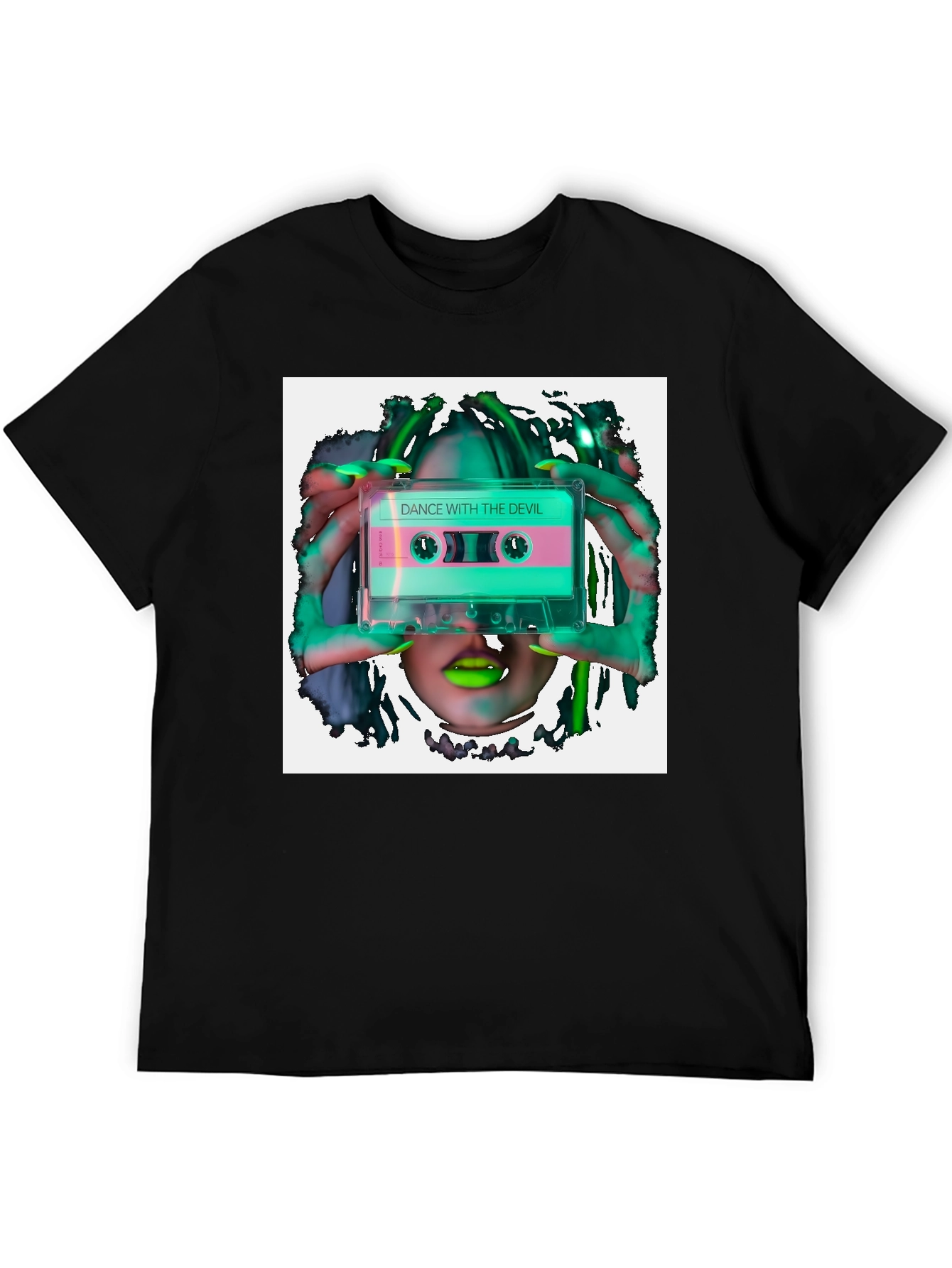 Dance With The Devil Cassette Graphic Tee