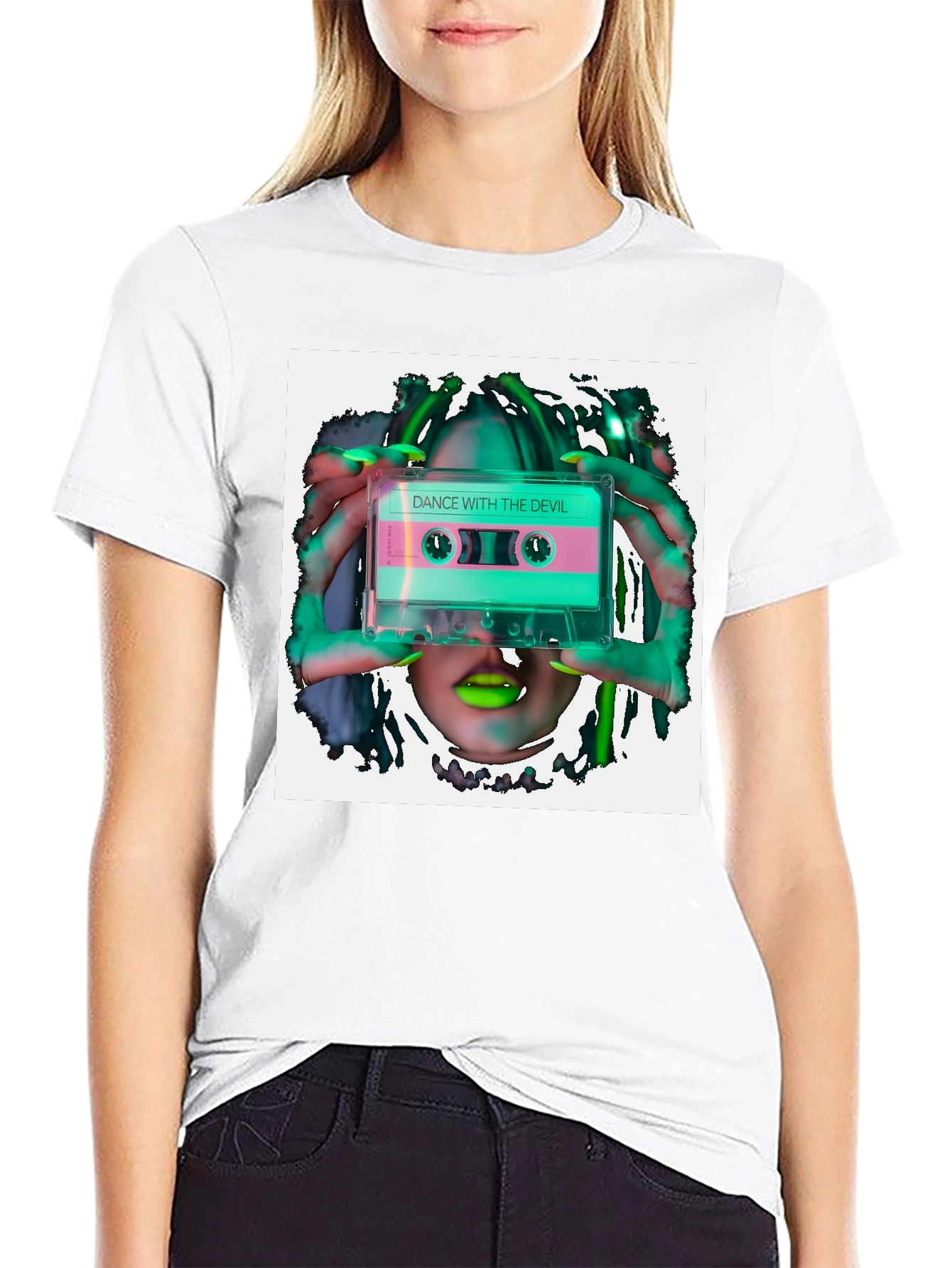 Dance With The Devil Cassette Graphic Tee