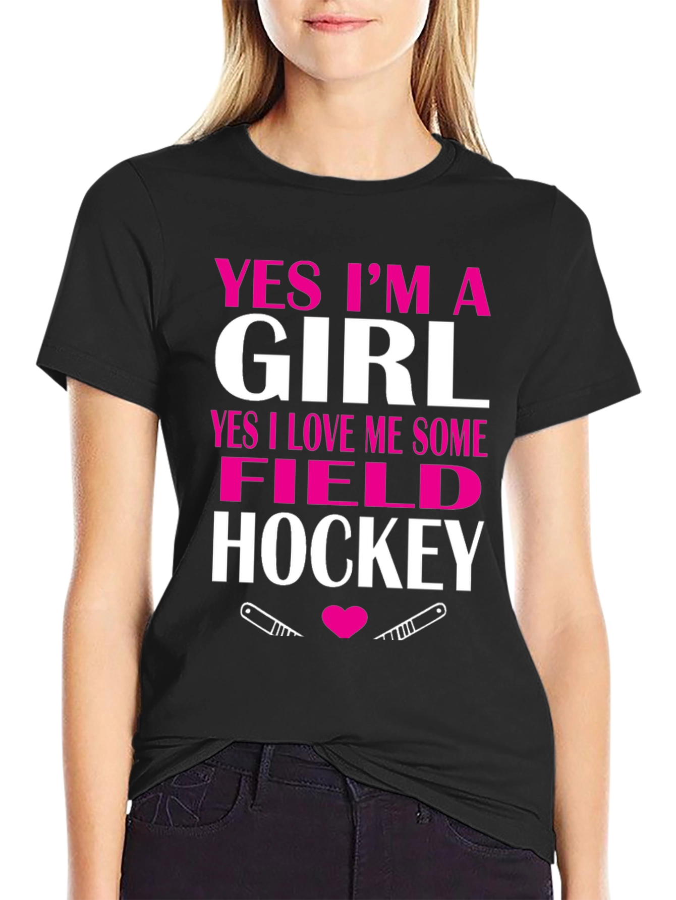 Field Hockey Girls T-Shirt