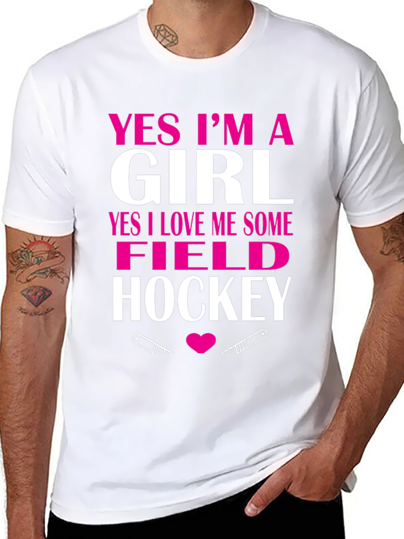 Field Hockey Girls T-Shirt
