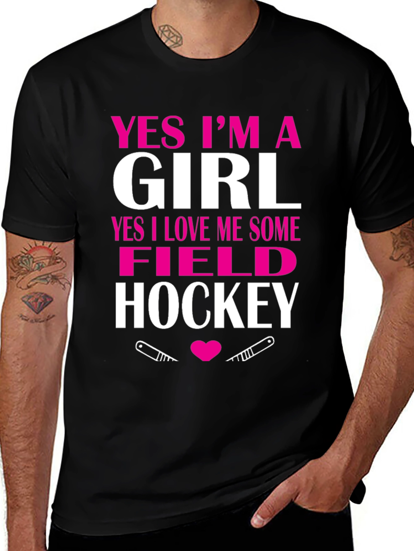 Field Hockey Girls T-Shirt