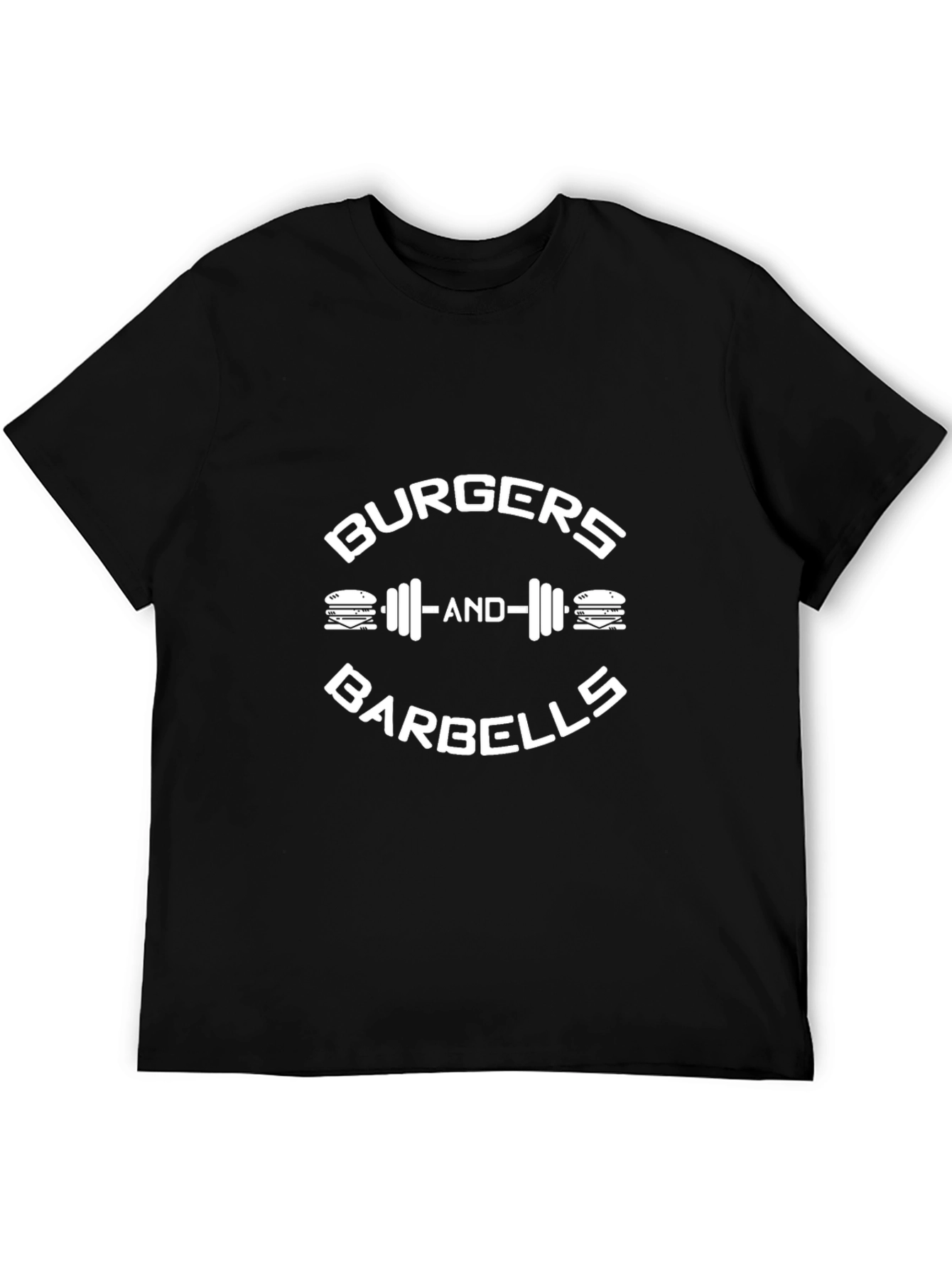 Burgers and Barbells Graphic Tee