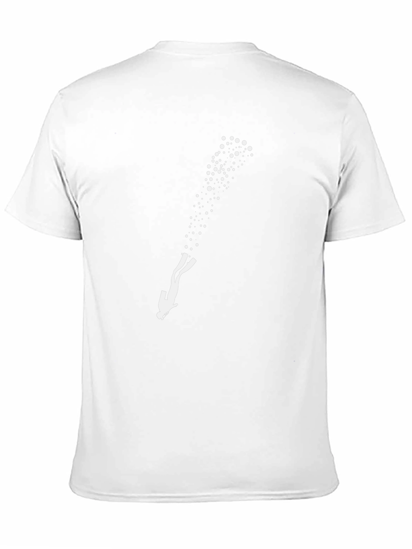 Diver Silhouette Graphic T-Shirt - Black