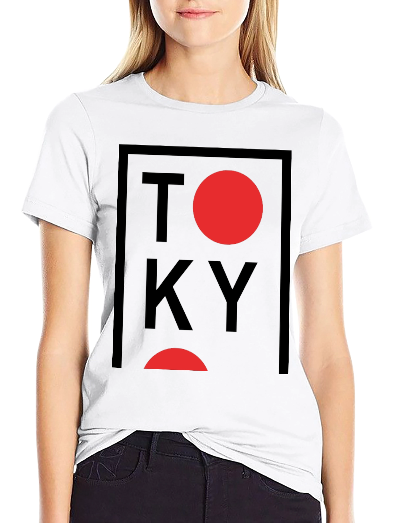 Tokyo Graphic Print Crewneck T-Shirt