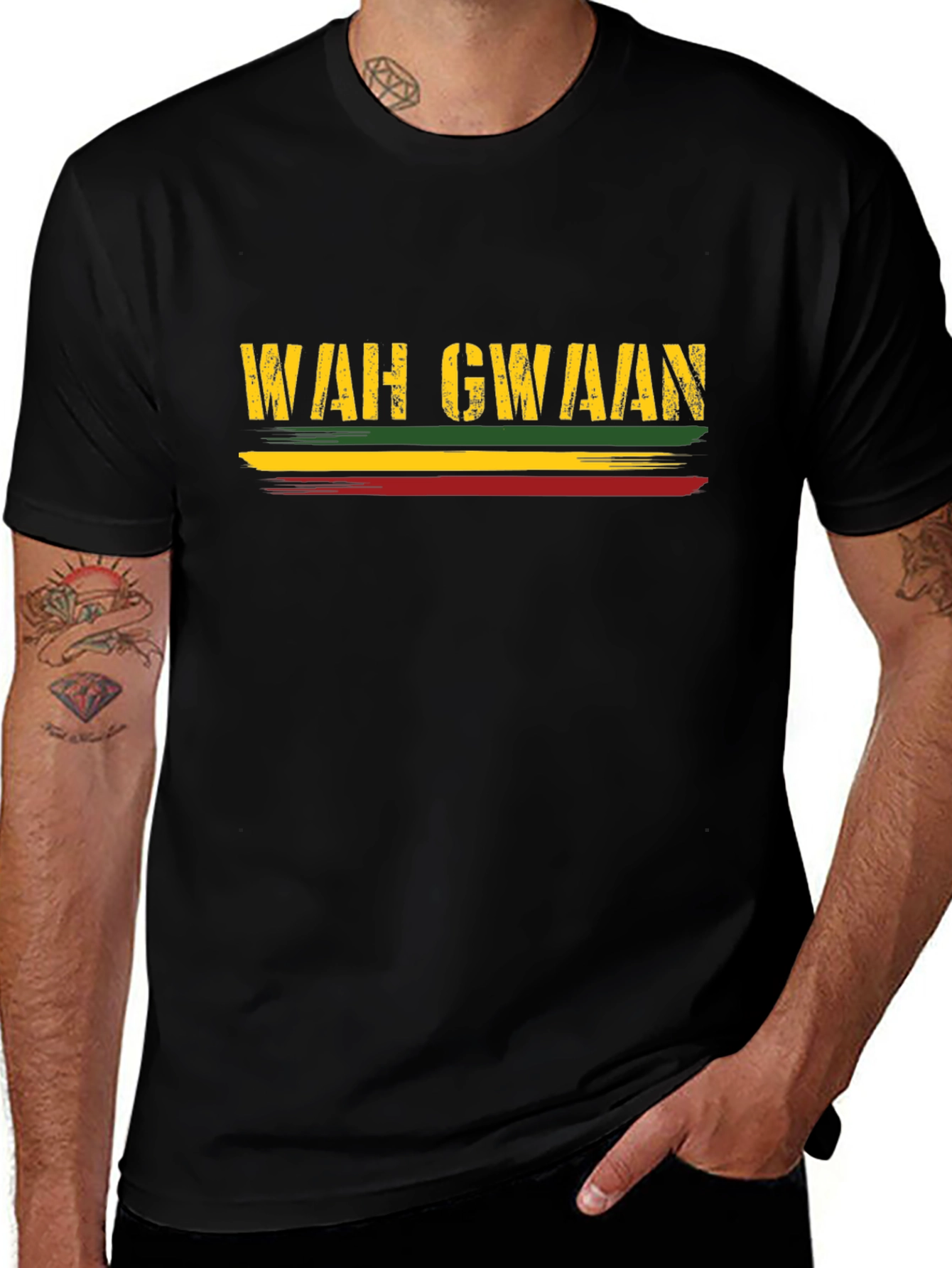 Wah Gwaan Rasta T-Shirt - Jamaican Slang Tee