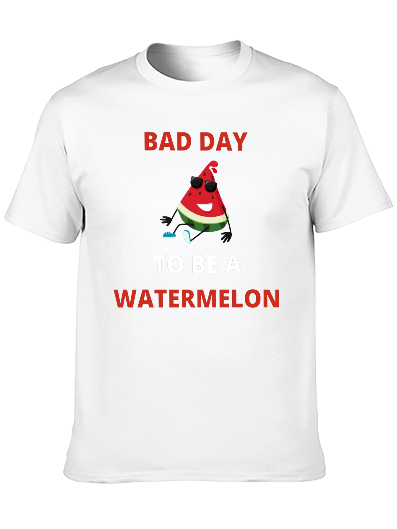 Bad Day To Be A Watermelon Graphic Tee